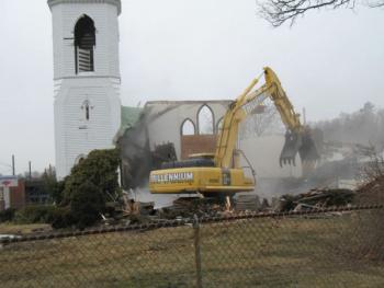 Church in Process of Demolition