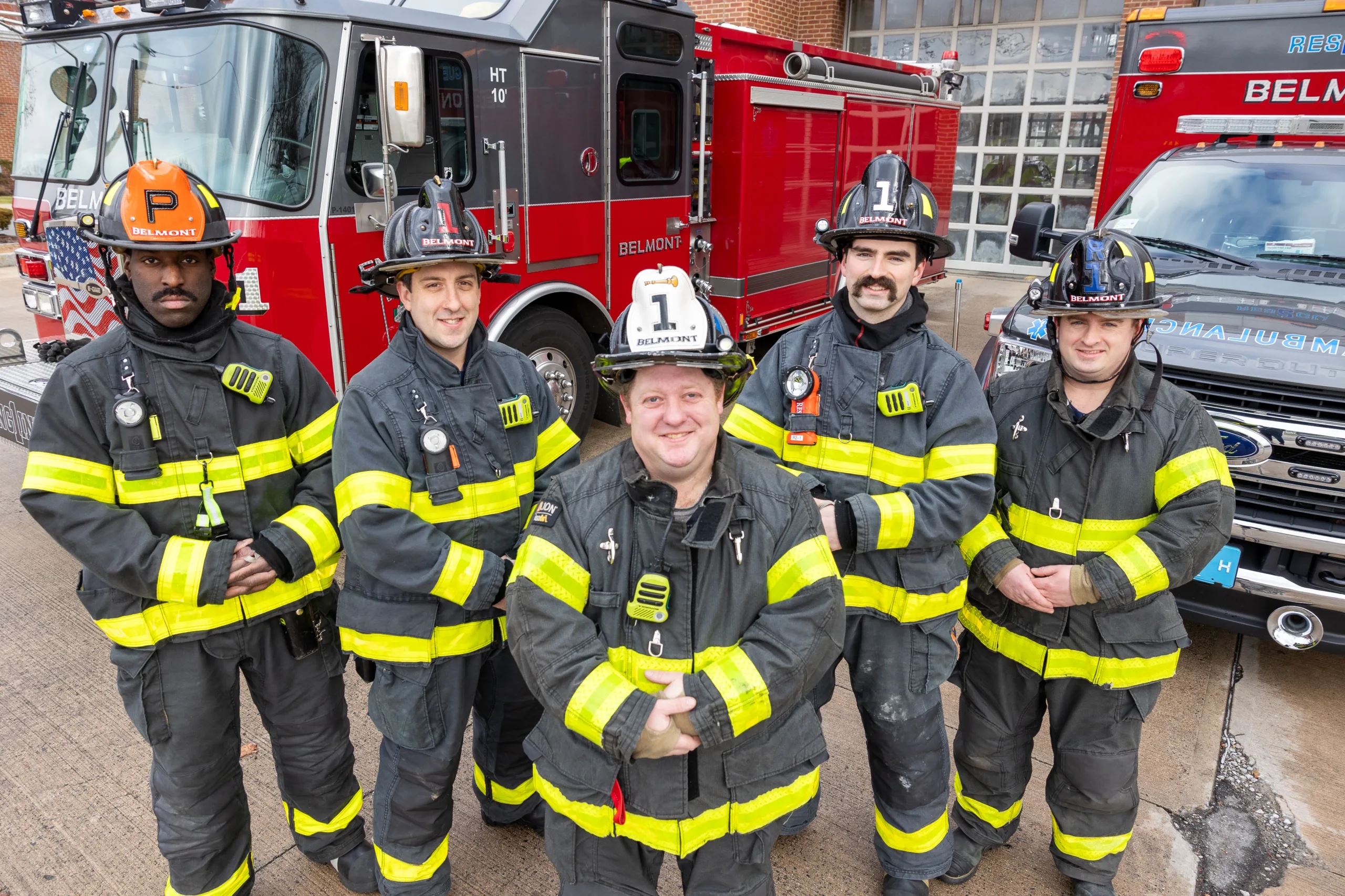 Group of Belmont Firefighters