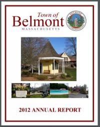 2012 Town of Belmont Annual Report