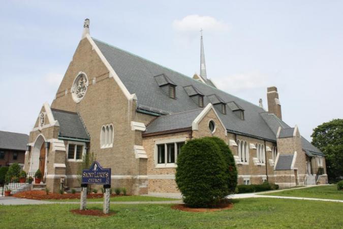 Saint Luke's Church and School at 132 Lexington Street