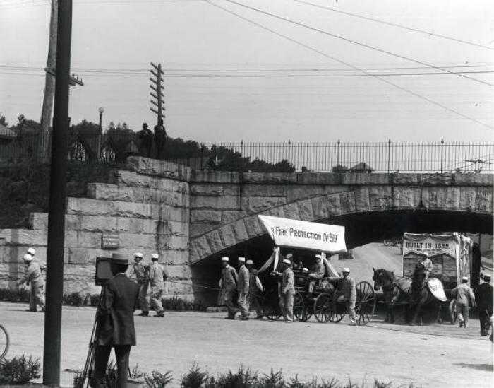 1909 Railroad Bridge Parade