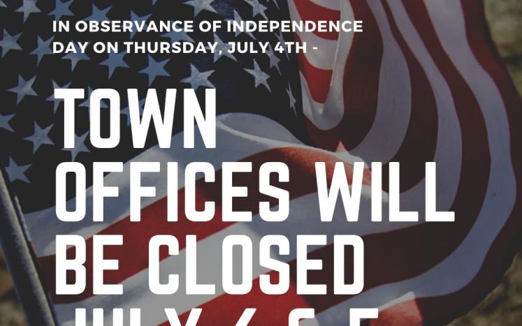 Town offices closed